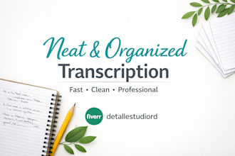 neatly transcribe and organize your handwritten or digital tasks
