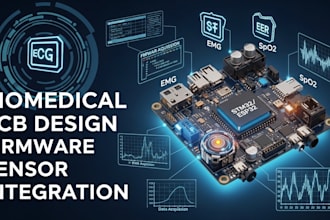 design biomedical device pcb with firmware sensor integration ecg emg eeg stm32