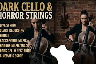do dark cello score recording horror strings scary cinematic violin music