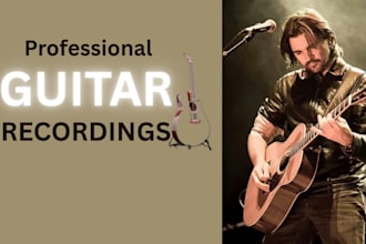 record authentic reggae and ska guitar riffs, rhythms and solos for your song