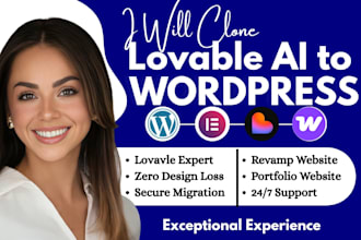migrate lovable to wordpress redesign copy lovable ai clone lovable hostinger