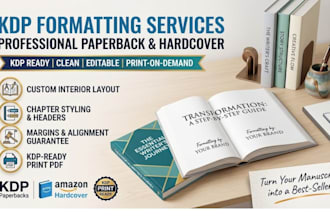 book formatting ebook formatting paperback formatting for kdp