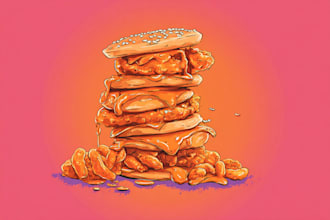 food pop art of your food pop art