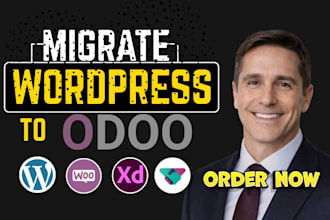 migrate wordpress to odoo erp, odoo website, odoo ecommerce, customization