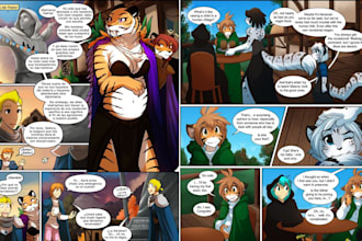 draw furry fursona oc, furry comic, ref sheet, furry vtuber model, nsfw, sfw art
