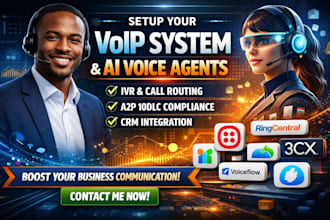 setup 3cx ringcentral quo aircall twilio ghl ai vapi voiceflow ivr a2p voip