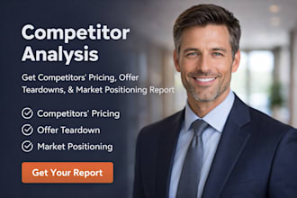 do competitor pricing analysis and offer teardown with funnel breakdown report
