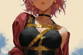 draw beautiful sfw or nsfw anime art illustration