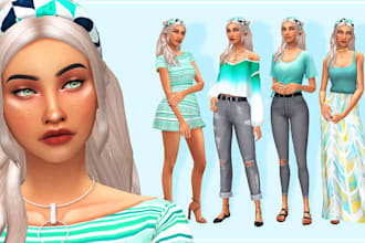 create custom sims for sims 4 unique sims, and design cc mods, the sims