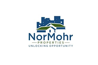 design unique super properties logo