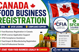 register your canadian food business with cfia and sfcr compliance