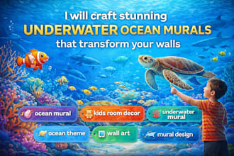 craft stunning underwater ocean murals that transform your walls