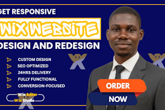 redesign wix website wix ecommerce wix studio wix sale funnel wix website design
