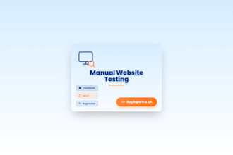 perform manual testing and increase the quality and efficiency