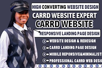 design carrd website, carrd landing page, carrd website design, carrd redesign
