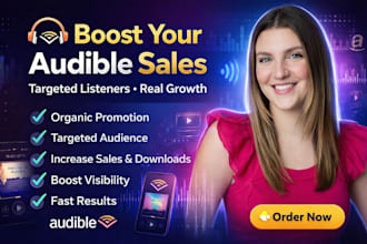 do amazon acx, audible audiobook promotion to increase sales