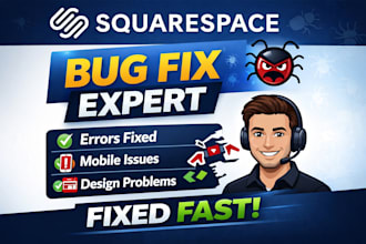 fix squarespace website issues, bugs, and errors fast