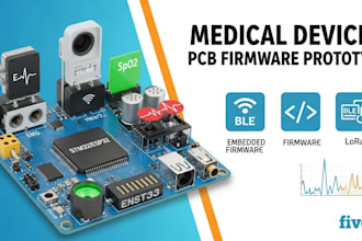design medical device hardware pcb firmware wearable iot mcu and prototype