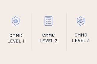develop cmmc, dfars, far and nist 800 171 compliance policies for dod contract