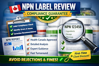 do npn label review for health products