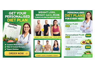 personalized diet plan for weight loss, weight gain, pcos