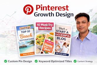 design and optimize pinterest pins for blog and business
