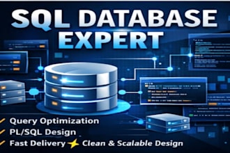 design and optimize your sql,pl sql database