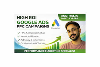 setup and optimize google ads ppc campaign for high ROI