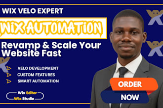 revamp wix consultant website using wix velo code wix automation in 24 hours