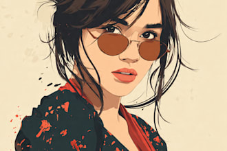 do a vector portrait for you