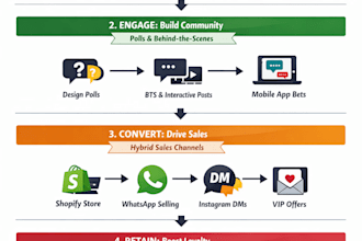create a sales funnel and growth strategy