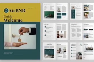 create a custom airbnb welcome book, house manual and vacation rental guidebook
