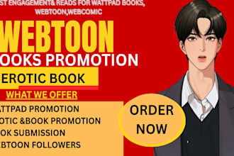 promote your webtoon, tapas comic or webnovel fast and do manga promotion fast