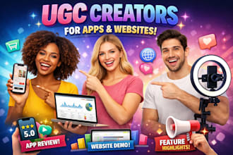 find canvas ugc creators for apps and website posting daily content all language