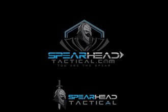 create inspiring spearhead tactical logo