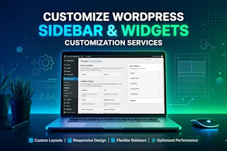 customize wordpress sidebar, widgets and layout design
