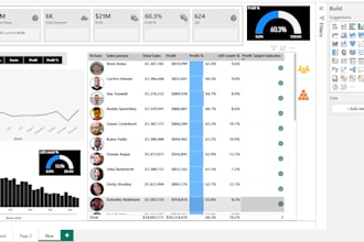 provide data integration and advanced power bi or excel dashboards