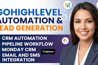 setupgohighlevel website salesfunnel landingpage and email sms automation