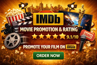 promote imdb profile and optimize your movie to increase starmeter ranking