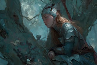 draw a fantasy illustration
