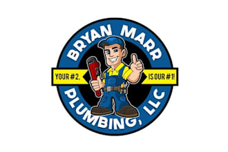 design mascot unique plumbing logo