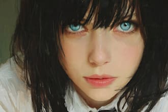 draw cool portrait anime art