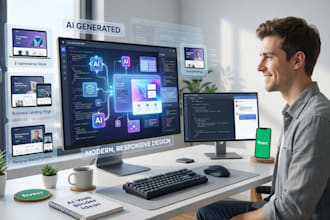 build ai generated website using bolt new or ai tools