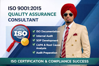 create iso 9001 quality documents and sops