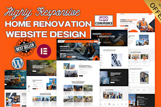 build home renovation website home improvement construction wordpress website