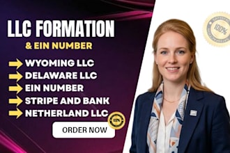 setup US llc and ein for netherlands and non US residents to open stripe bank