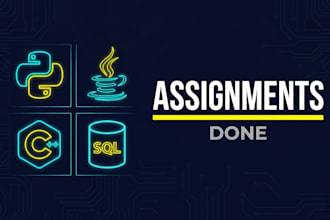 do your python, java, cpp and sql database assignments and projects