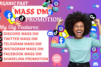 discord mass dm instagram mass dm facebook mass dm daily outreach cold dms