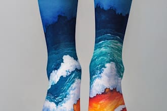 design custom and unique socks design
