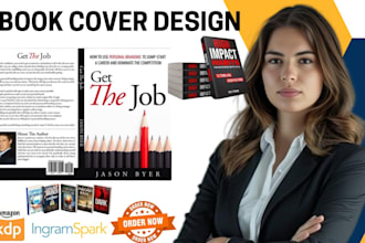 design eye catching book cover for amazon KDP and print